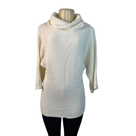 Talbots Womens Cowl Neck Sweater S White - New - Picture 1 of 8